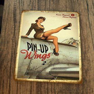 Pin Up Wings Mouse‎ Pad Romain Hugault